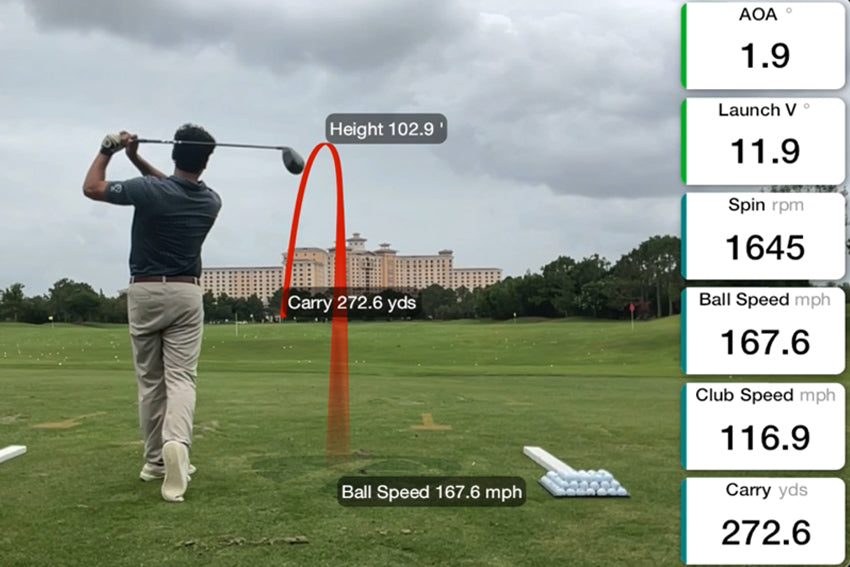 FlightScope Mevo Gen2 Shot Tracer With Data Overlay