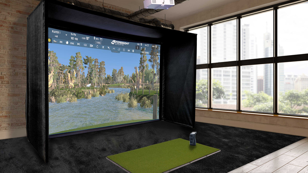 Ace Indoor Golf Medalist GC3 Package in High Risee