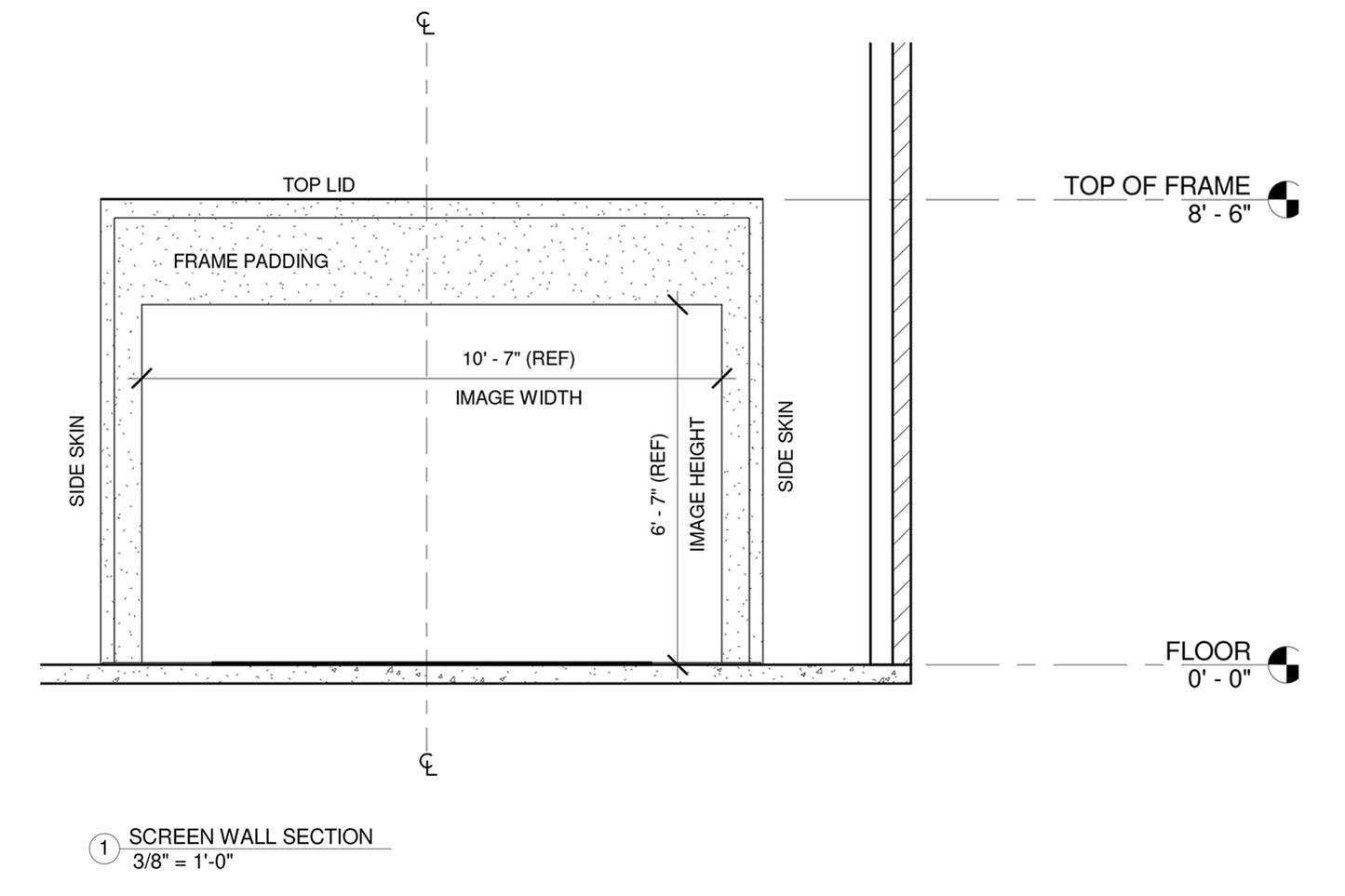 Medalist Screen Wall Section