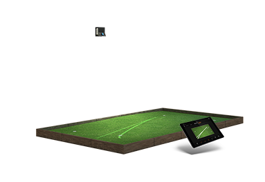 Putt View Putting Green Thumbnail with tablet controls.