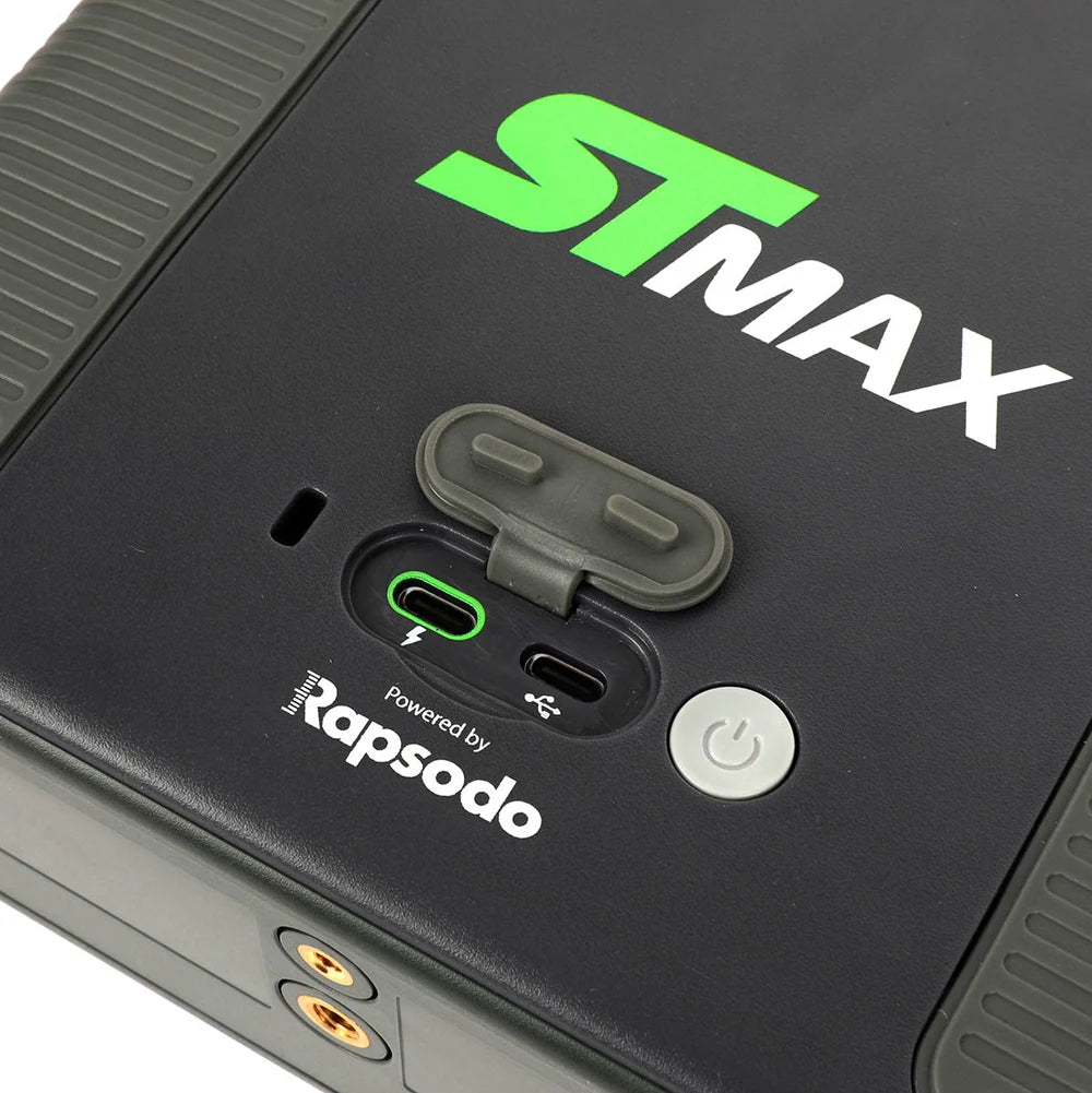 Close up SkyTrak ST MAX  USB-C Ports