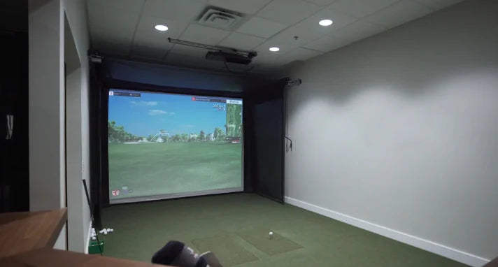 Sports Screen Vanish Retractable Golf Studio