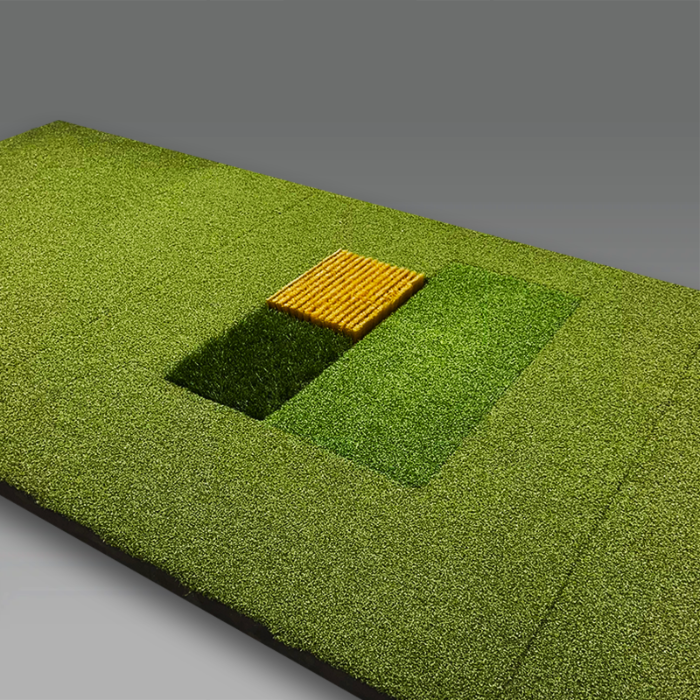 Uneekor Trouble Insert Cut Into Golf Mat