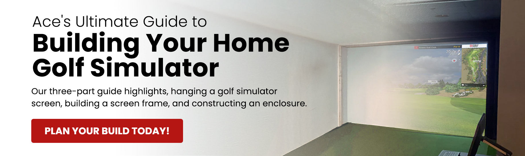 Ultimate Guide to Building your Home Golf simulator, view the first post.