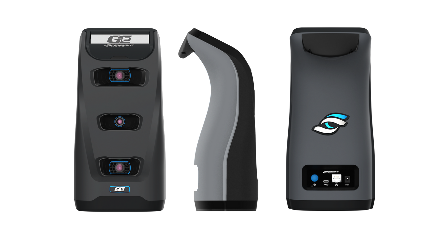 GC3 Launch Monitors Front Rear and Side Views