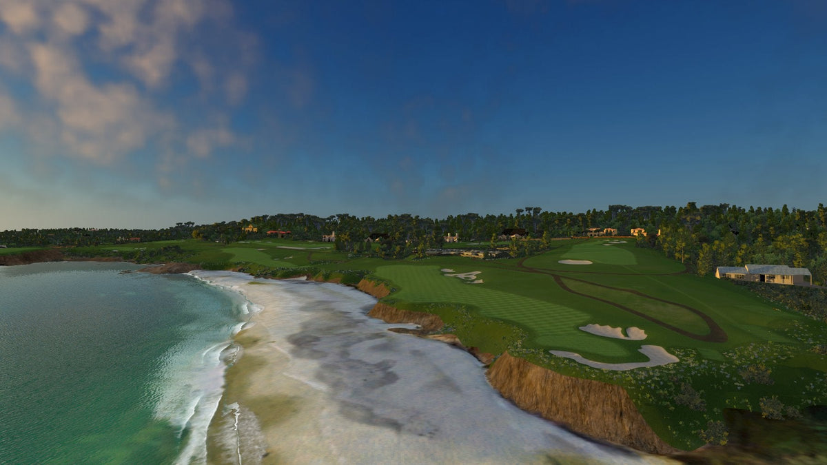 GC Hawk Launch Monitor Pebble Beach Course Simulator