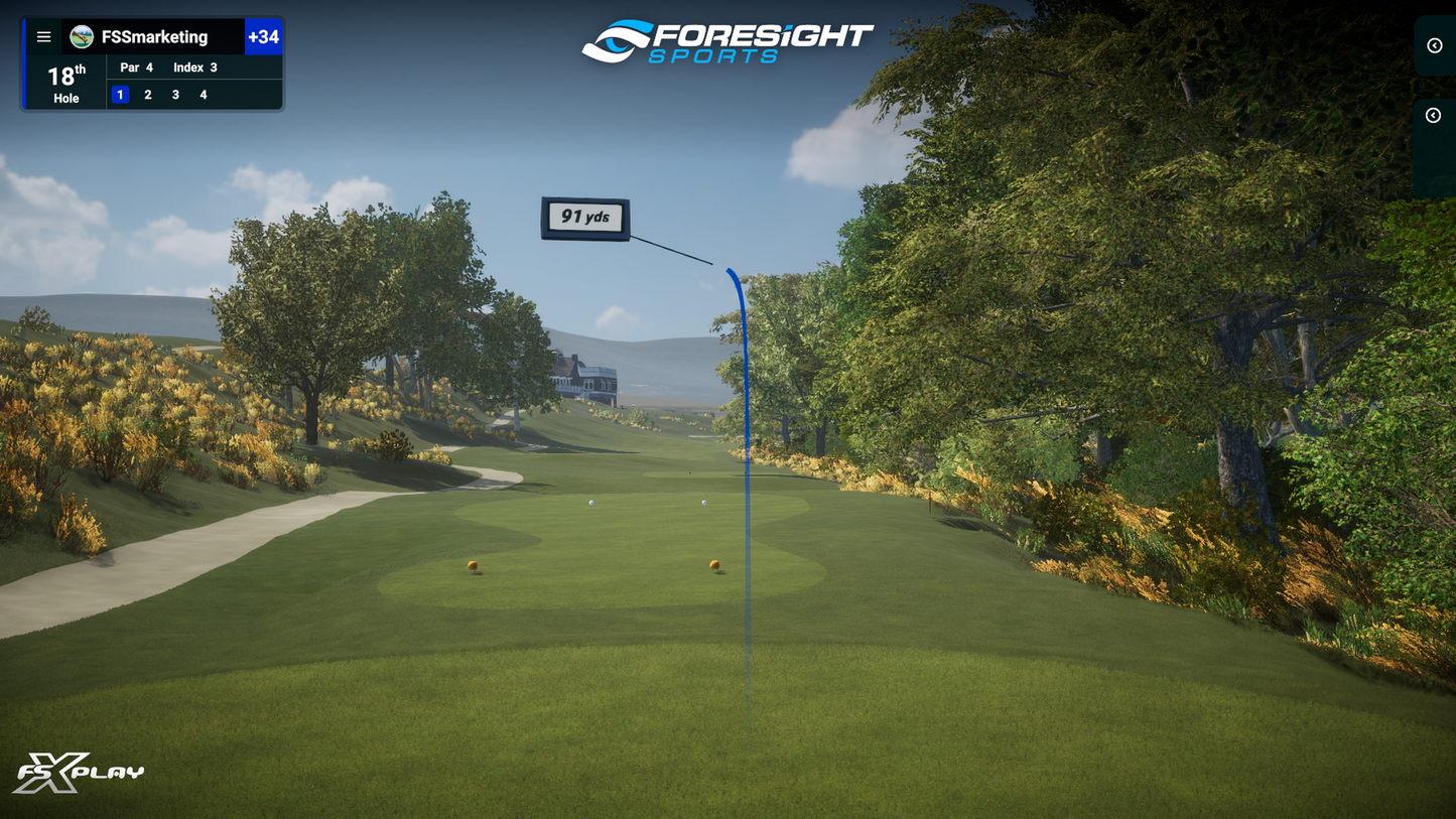 FSX Play Golf Course HD Screen Shot