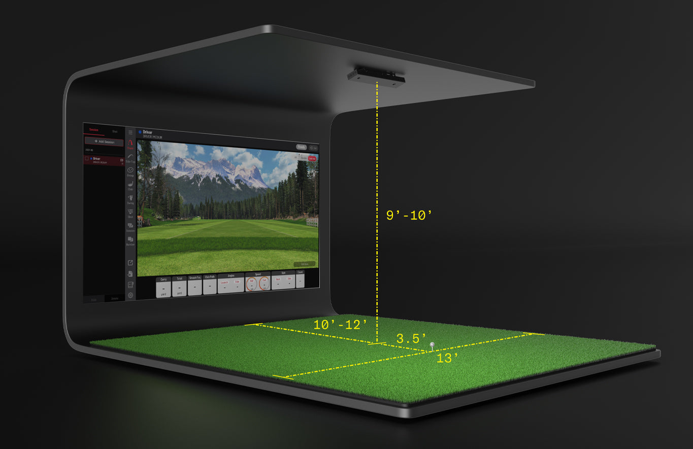 Uneekor EyeXO Play Area Dimensions