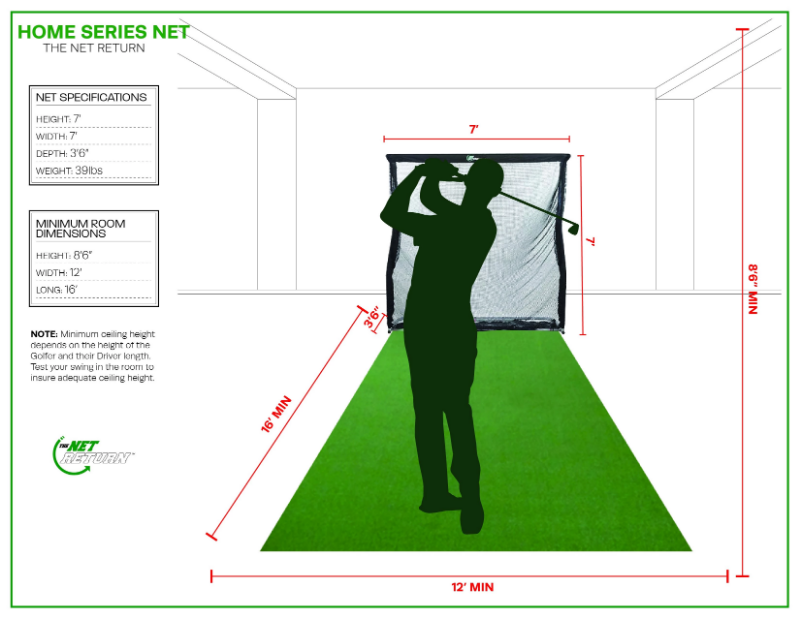 Net Return Home Series V2 Room Dimensions 