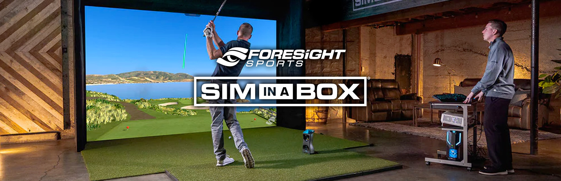 Sim-in-a-Box Packages by Foresight Sports – Ace Indoor Golf