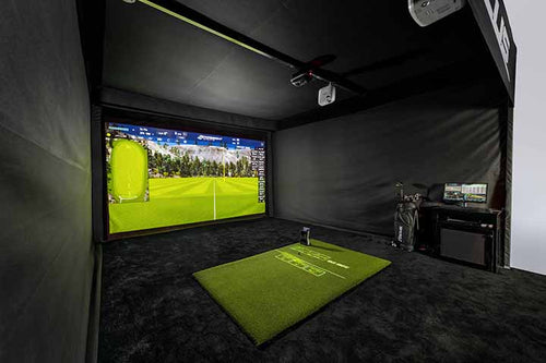 Ace indoor Golf Enterprise Enclosure with Focus Golf Club Tracer System