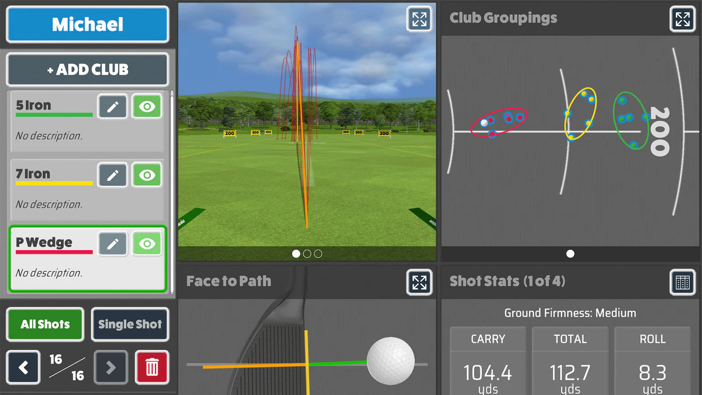 Foresight Sports Awesome Golf Club And Ball Stats