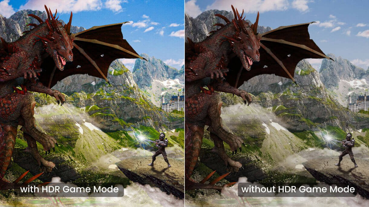 BenQ TK10 n HDR Game Mode Vs Non HDR