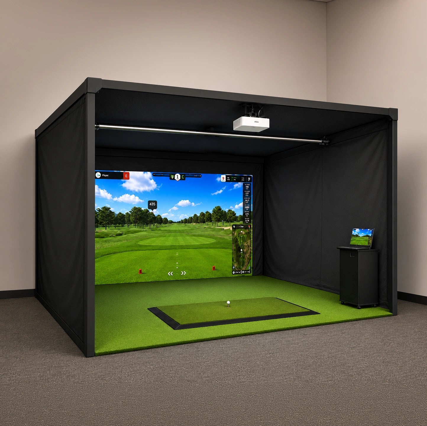 Commercial Golf Hitting Bay Enterprise Enclosure