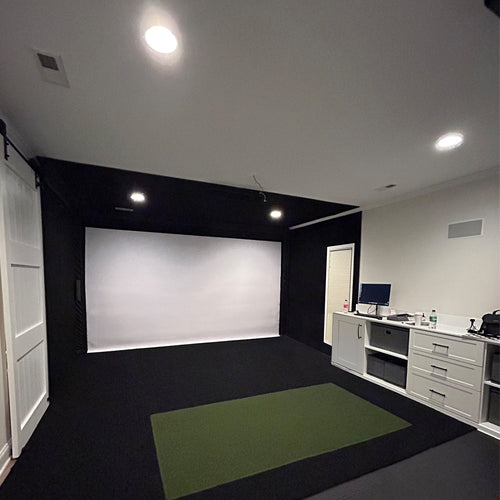 Home Golf Simulator Room Indoors