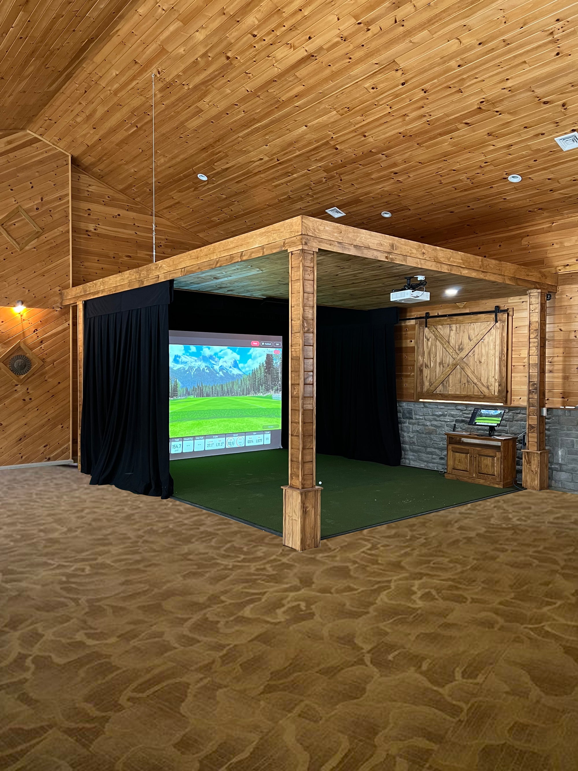 Home Golf Simulator Design and Installation