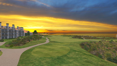 VTrack E6 Connect Spanish Bay Golf Course Simulation Graphics
