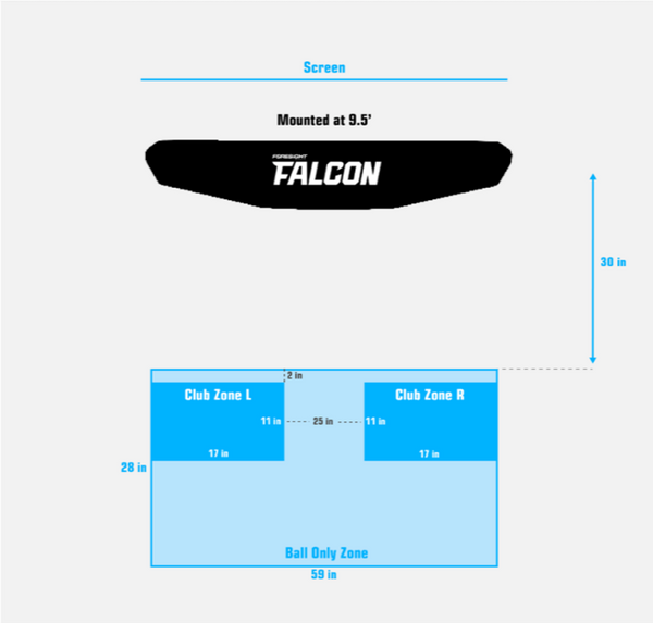 Foresight Falcon Hitting Area