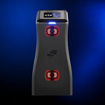 Foresight GC2 launch monitor front view showing Camera's lighted and color LCD screen 