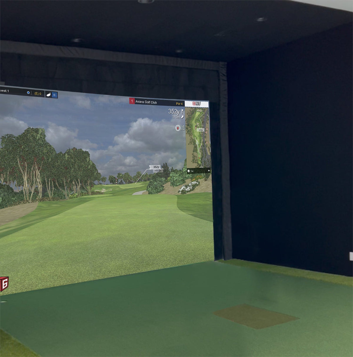 Golf Simulator Screens and Enclosures