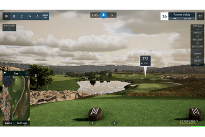 VTrack GSPro Payne's Valley Golf Course Simulation Graphics