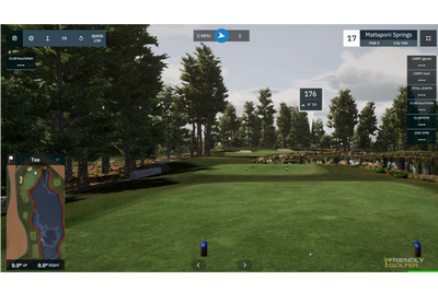 VTrack GSPro Mattapoin Springs Golf Course Simulation Graphics