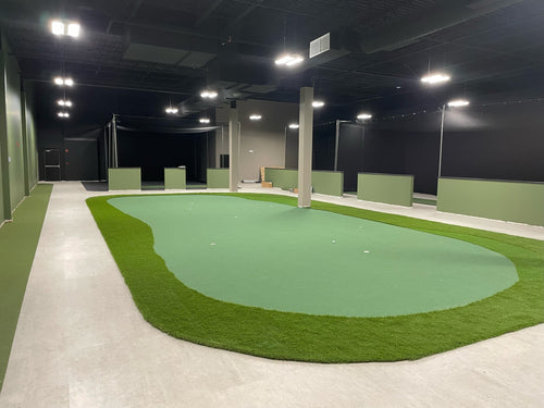 Commercial Golf Simulator and Putting Green