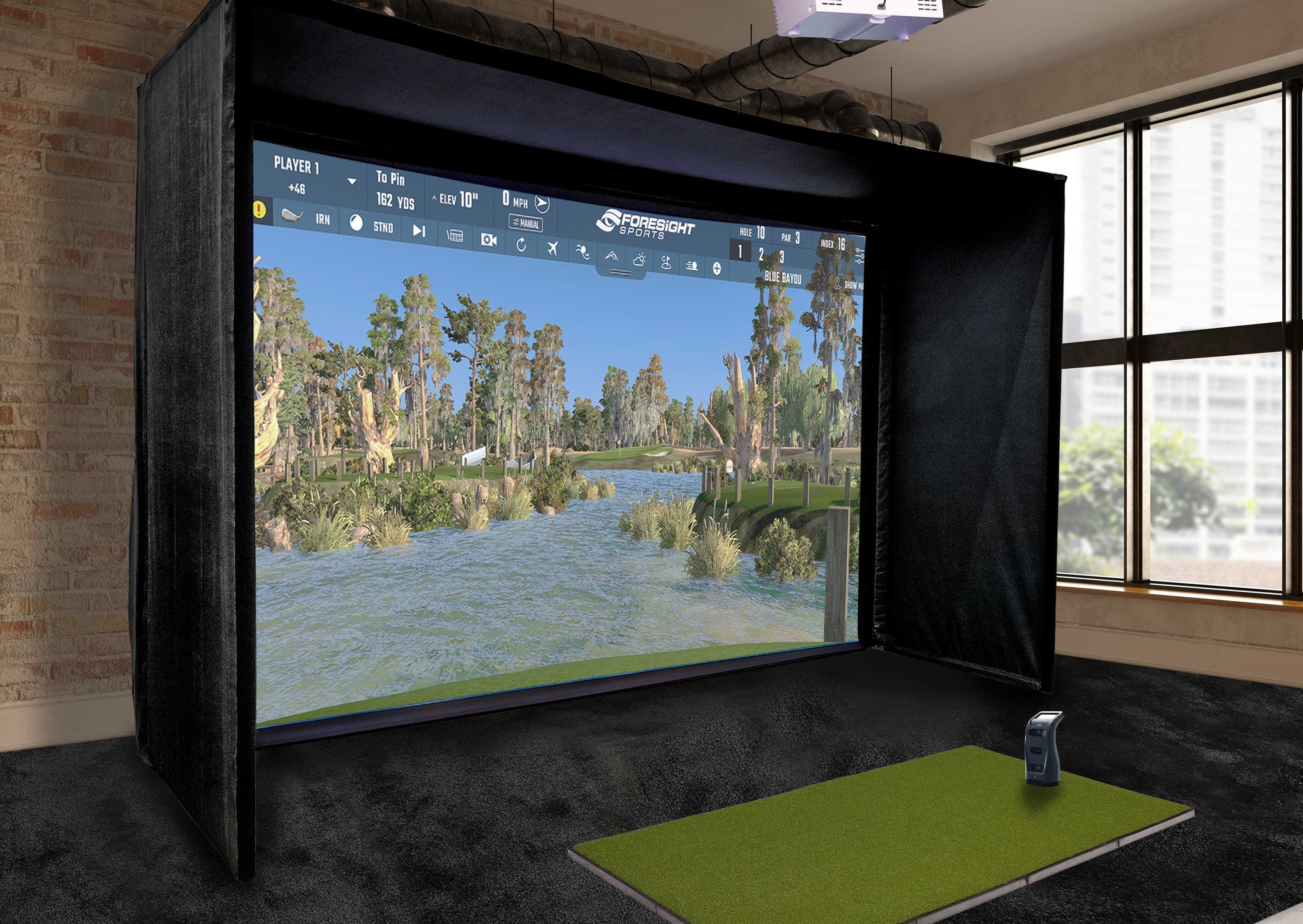 Foresight GC3 Medalist Golf Simulator Package