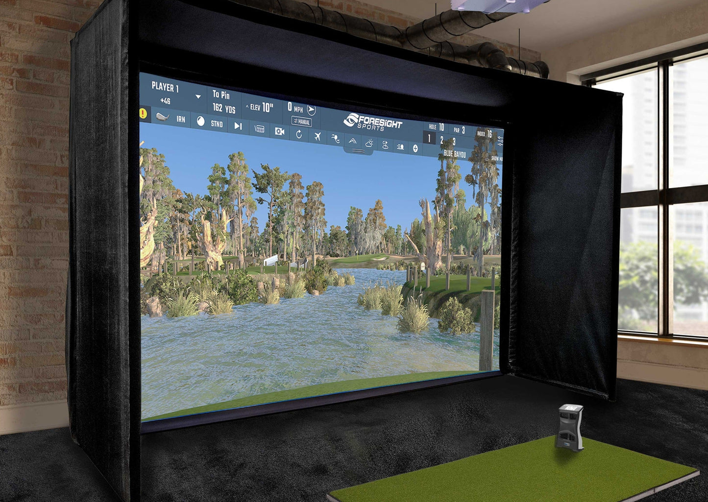 Foresight GCQuad Medalist Golf Simulator Package