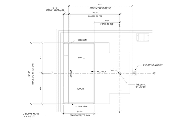 Ace Medalist Ceiling Wall Elevation