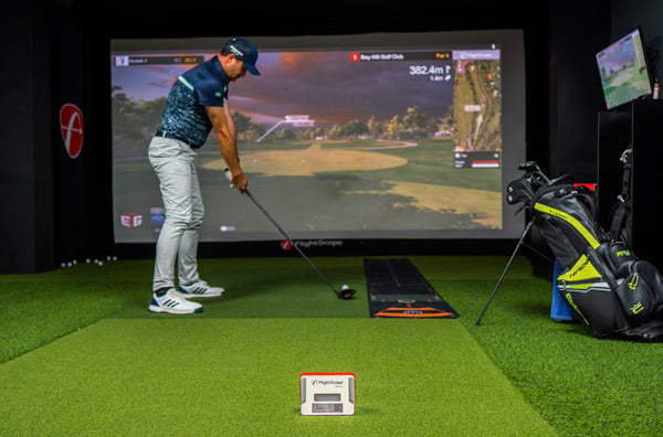 Mevo+ Indoor Golf Simulator Setup
