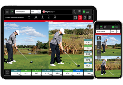 FlightScope Mevo Plus Launch Monitor Indoor Golf Simulator