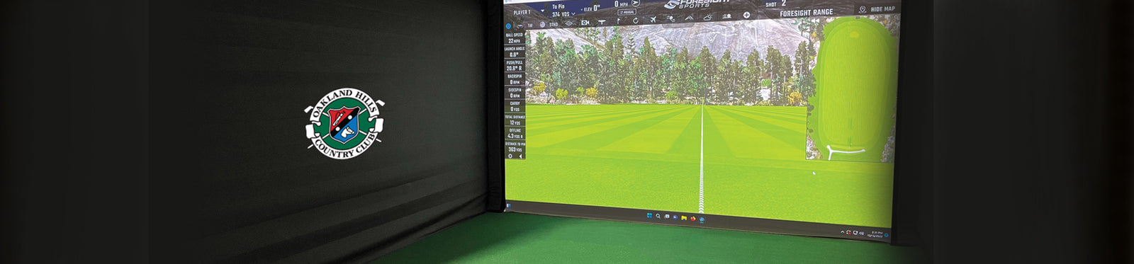 Oakland Hills Golf Club Simulator