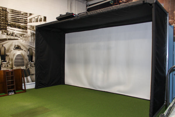 The Sport Screen 16' Fixed Golf Simulator Enclosure