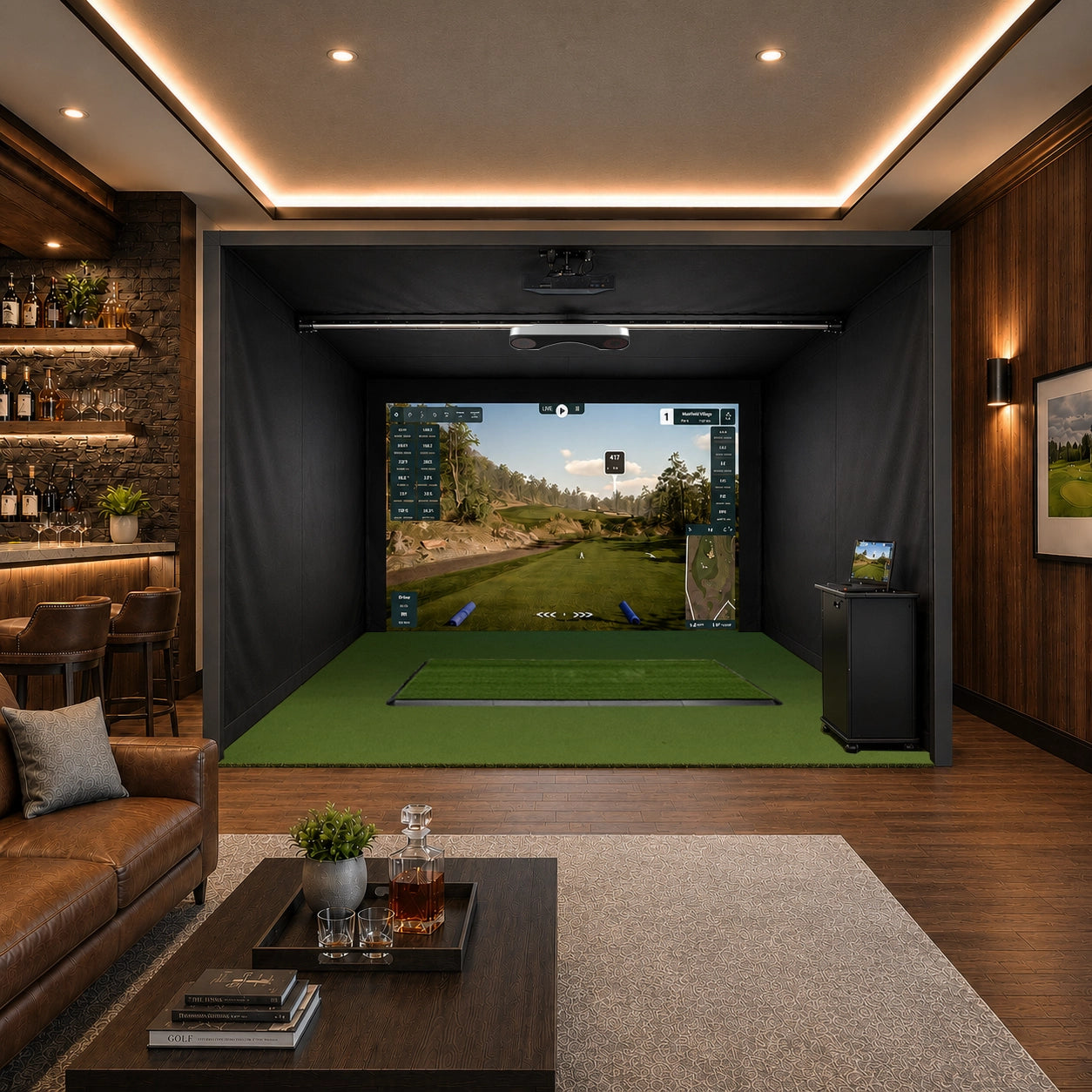 ProTee VX with Platinum 18' Deep Enclosure and Epson 1781 projector