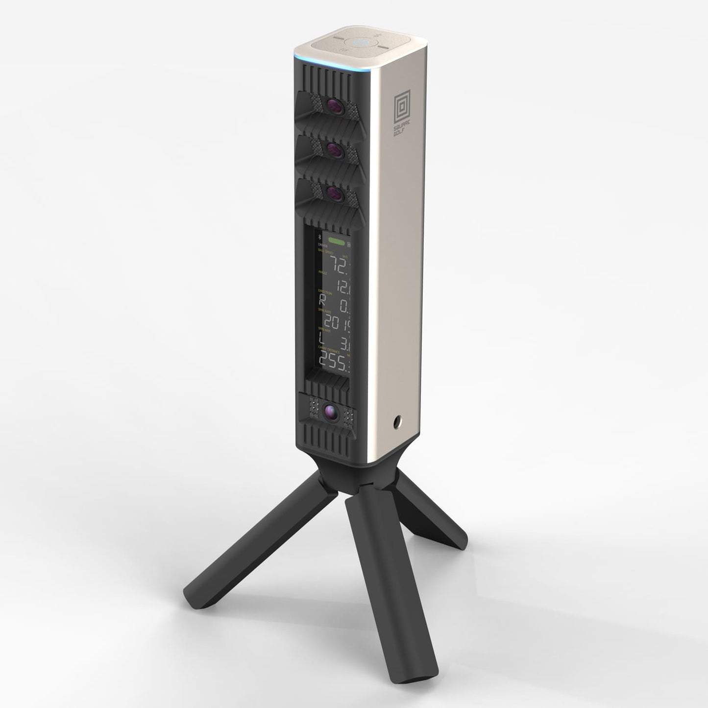 Square Golf Omni Launch Monitor Right Front On A White Background