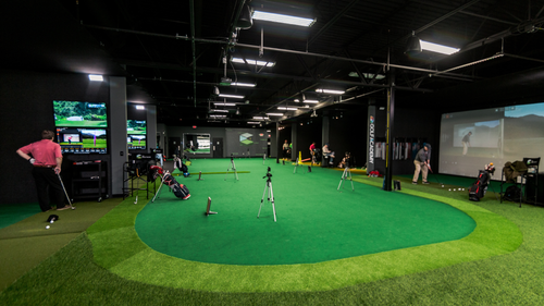 The Golf Room Putting Green And Golf Simulator Enclosures