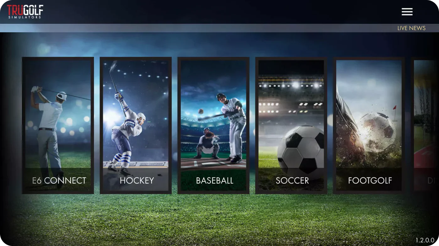 TruGolf E6 Commercial Software