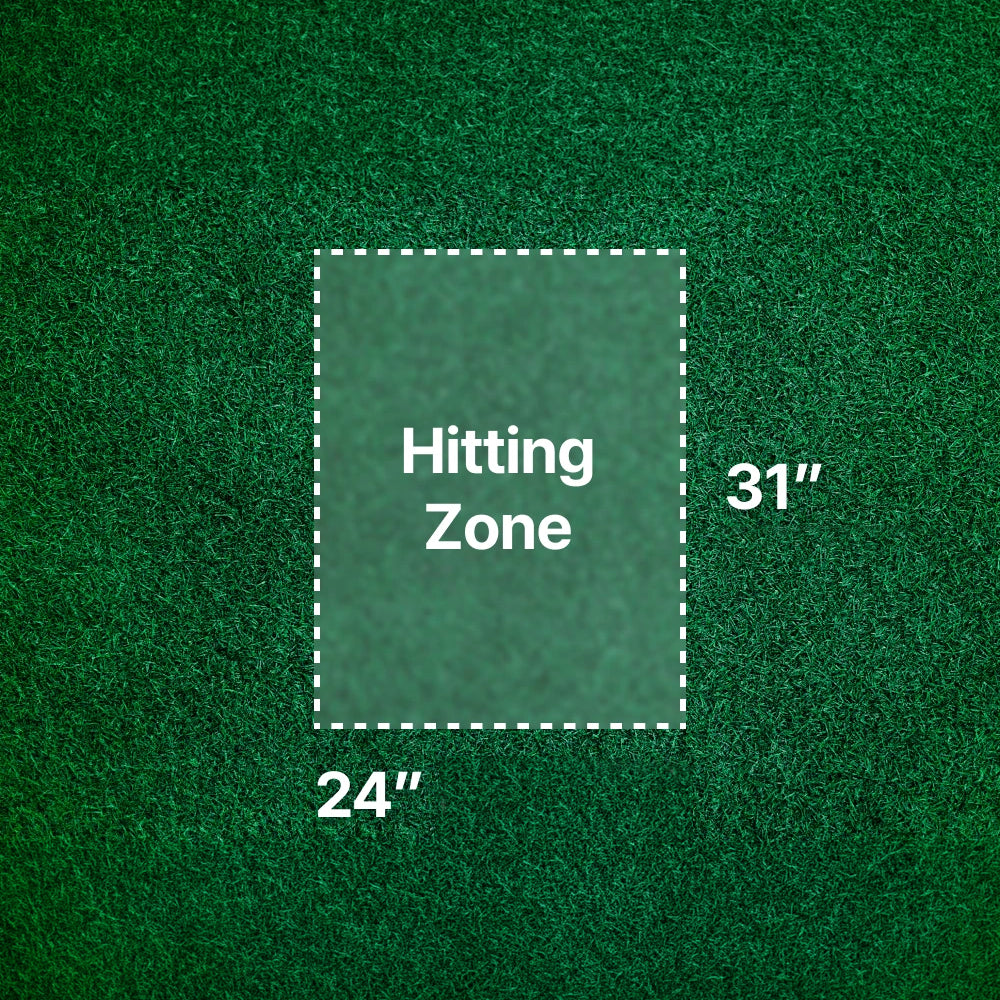 VTrack Hitting Zone Is One of the Largest at 31" x 24"
