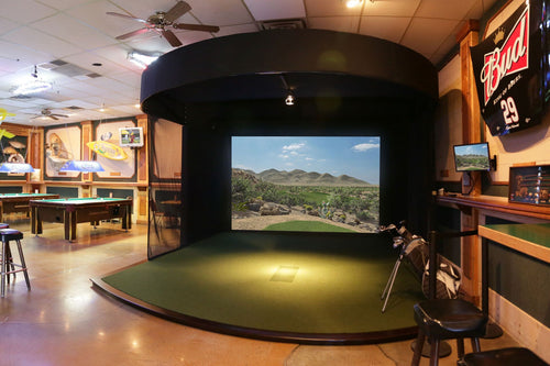 Commercial Golf Simulator Bar And Restaurant