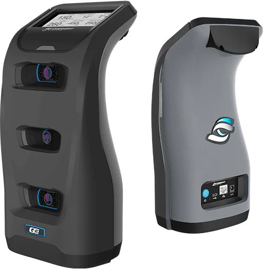 Front And Rear View of GC3 Monitor