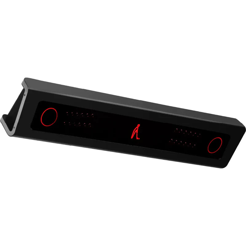 VTrack Launch Monitor Bottom View Left Side on White Sweep