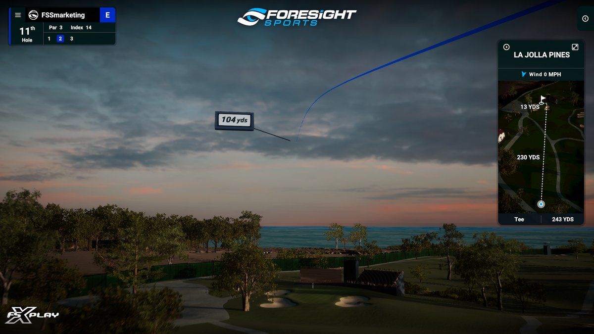 FS Play Golf Simulator Software Simulated Weather Conditions. 