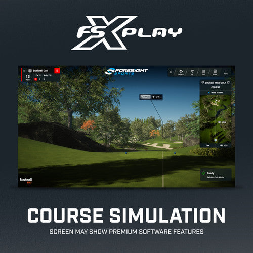 Bushnell Launch Pro Golf Simulation Hole View
