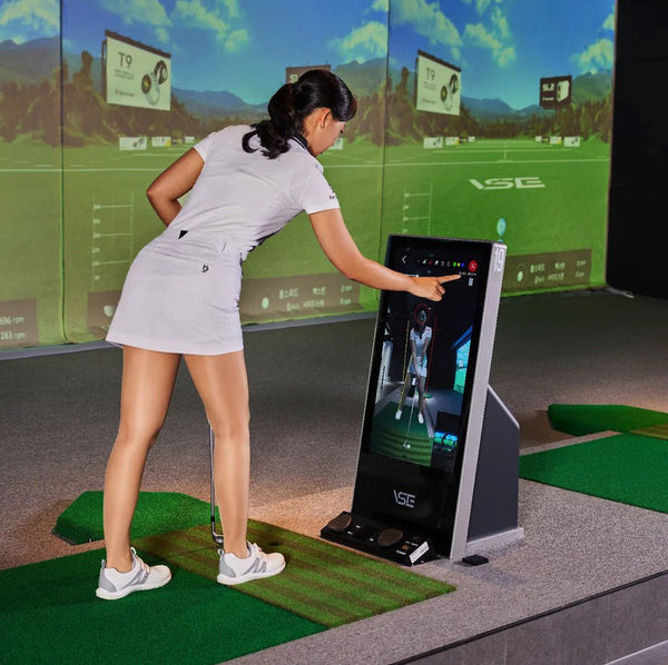 Voice Caddie VSE Launch Monitor Full Body Swing Video